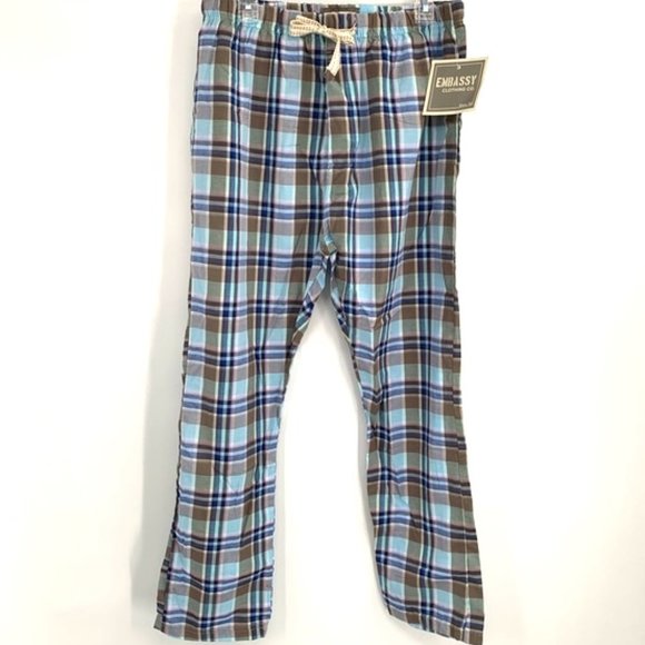 Embassy Clothing Co Plaid Pajama Pants 